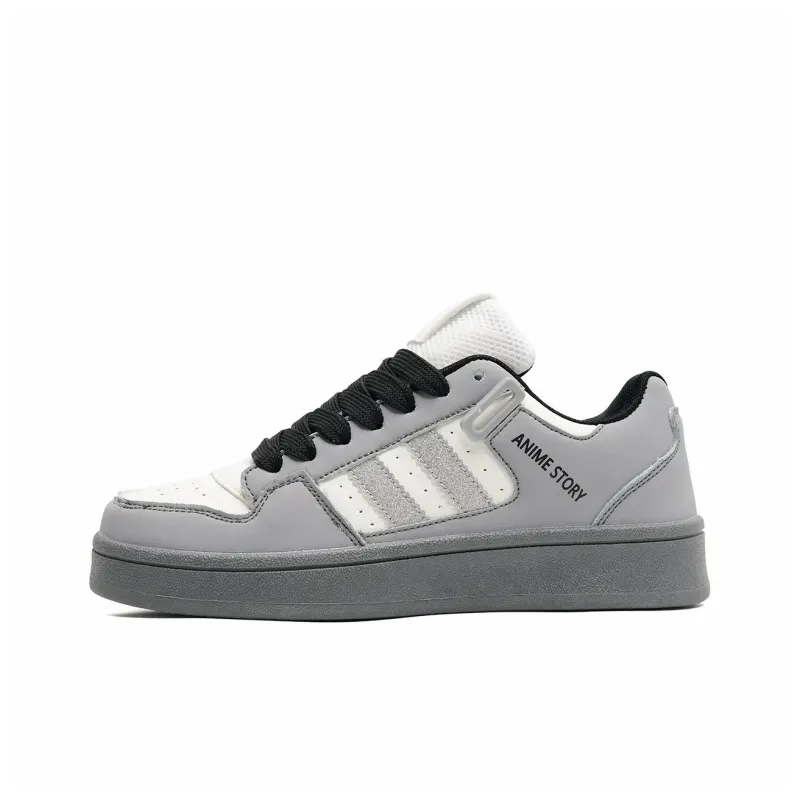 Circle Small Coverage Lightweight Breathable Height Increasing Low Top Skateboard Shoes Unisex-58