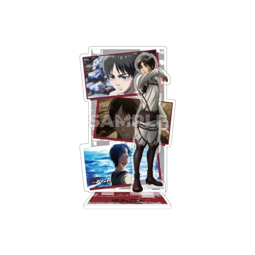 MUSE Attack On Titan Eren Mikasa Levi TV Scene Ornament Anime Merchandise Acrylic Stands