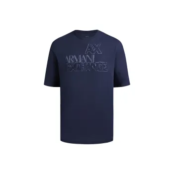 ARMANI EXCHANGEAE SS24 T Shirt Men's Navy Blue
