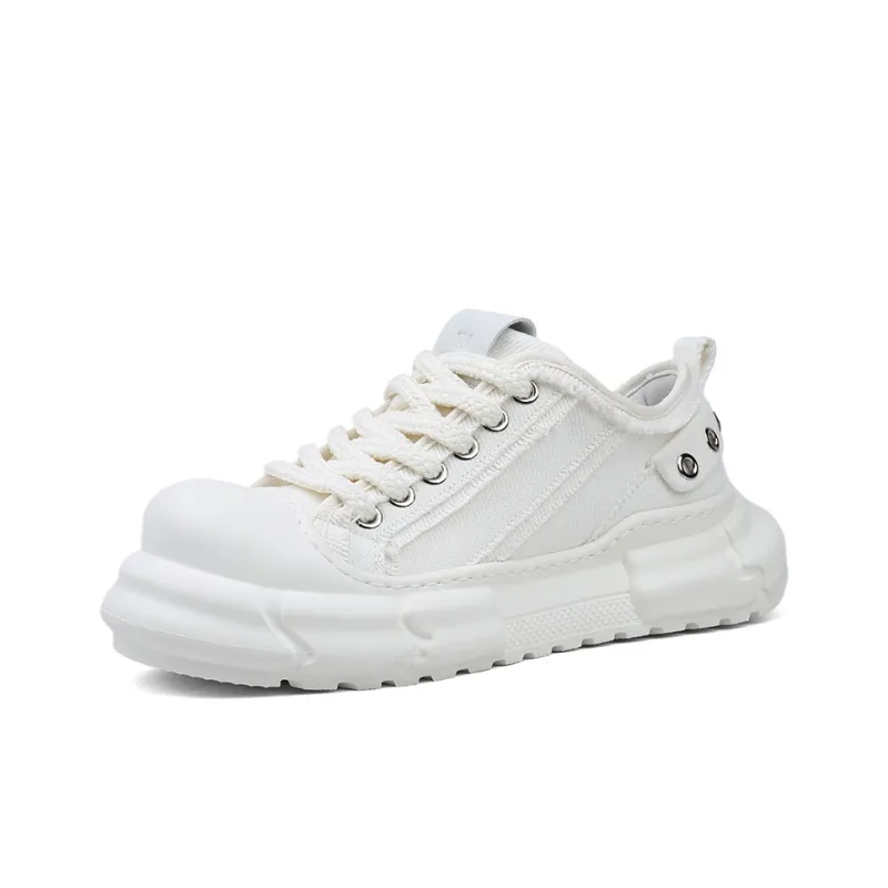 Tide Attack Breathable Lightweight Height Increasing Low Top Casual Shoes Men's-1