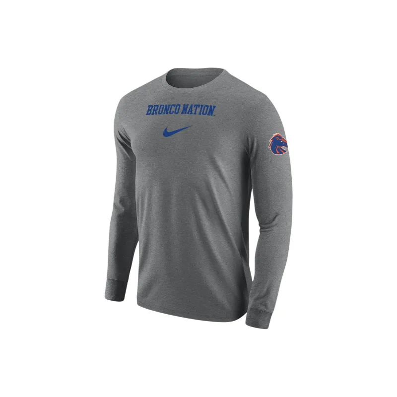 Nike Boise State Men's Nike College Long Sleeve T Shirt-0
