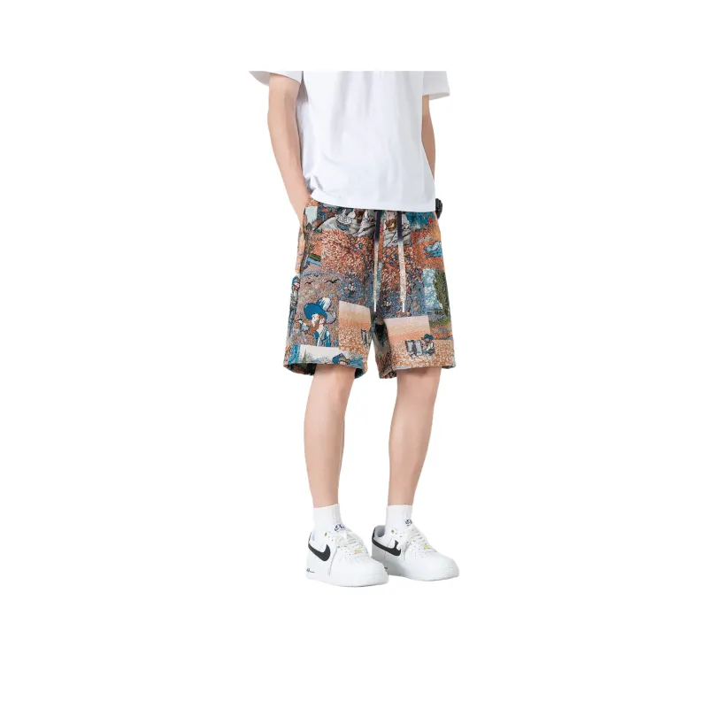 ARCANEFUNK Casual Shorts Unisex Van Dyke Brown-2