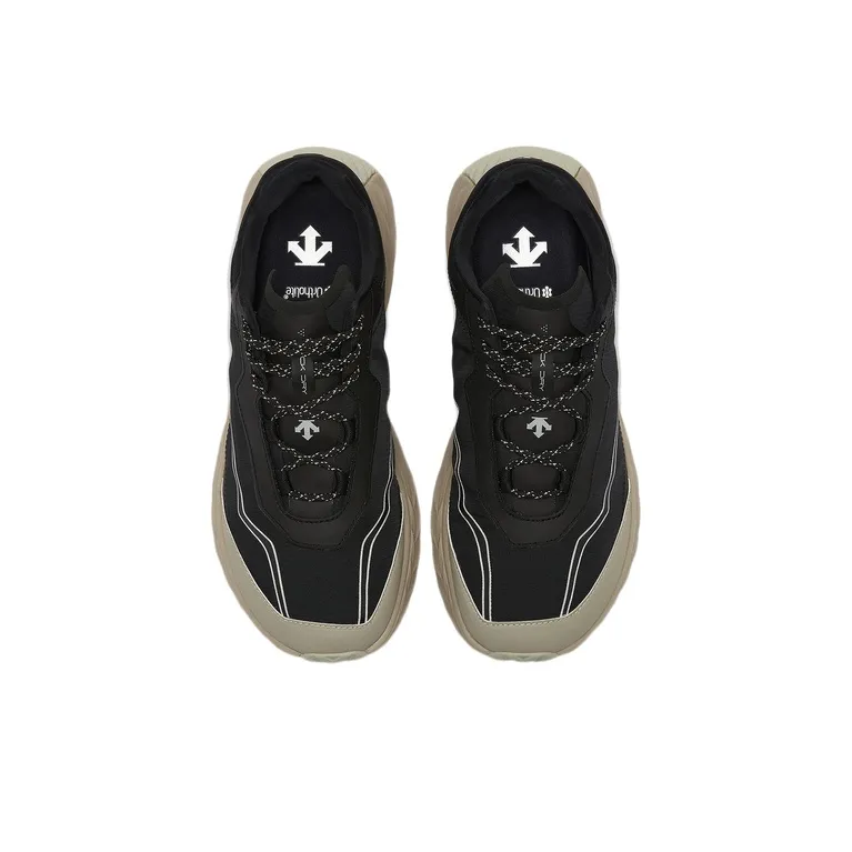DESCENTE URBAN OUTDOOR Abrasion Resistant Low Top Casual Shoes Unisex Black-2