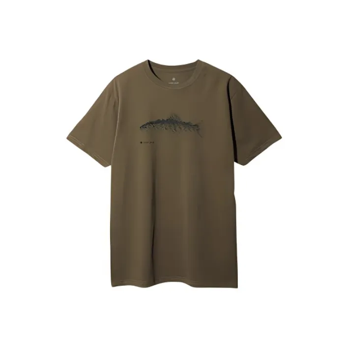 Snow Peak x TONED TROUT Regular T Shirt Unisex-2