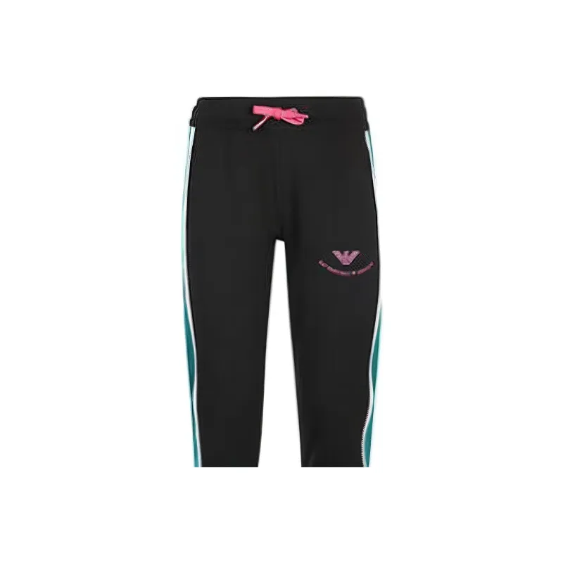 EMPORIO ARMANI Knitted Sweatpants Women's Black-4