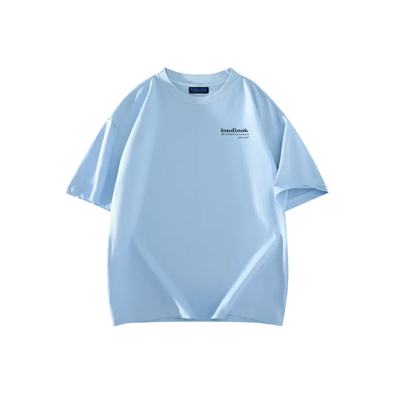 FONDLOOK Short Sleeved T Shirts Unisex-17
