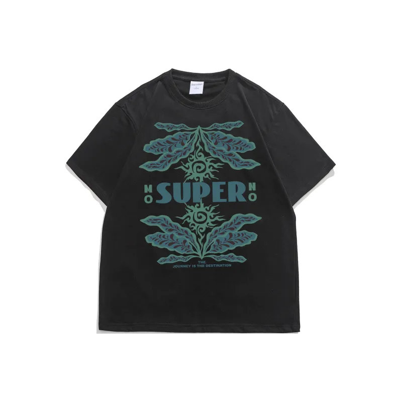 SUPERMOON Summer T-Shirt Moderate Unisex Khaki-6