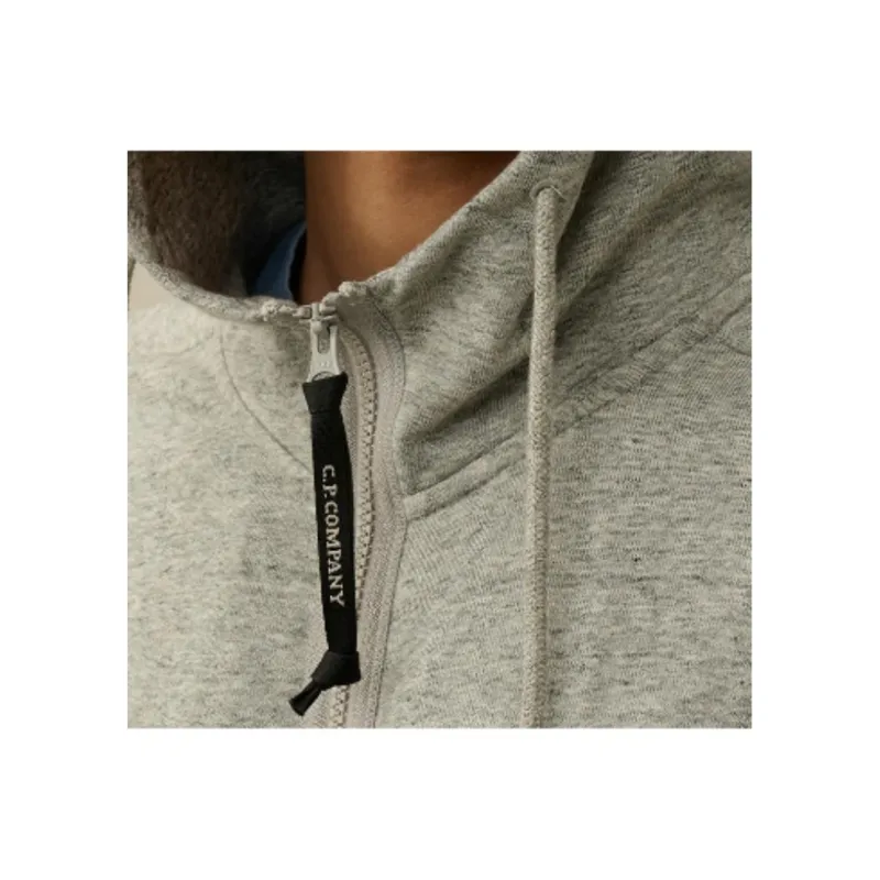 C.P. Company Goggles detail Zip up Hoodie-4