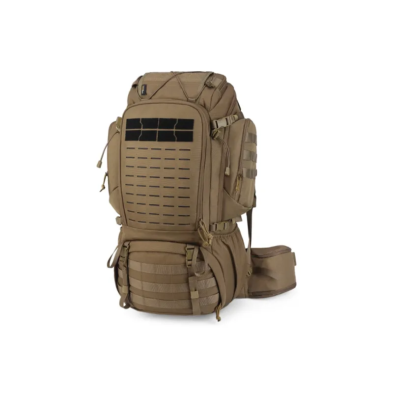 MARDINGTOP DuPont Waterproof Durable Fabric Hiking Camping Backpack Unisex Khaki/Black-1