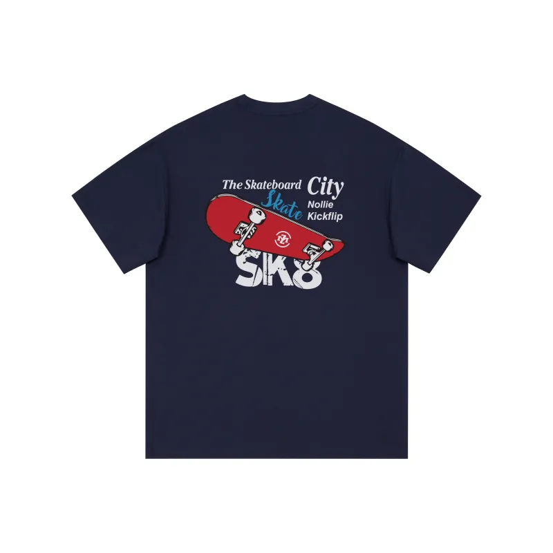 ZMOH Skateboard T Shirts Unisex-9