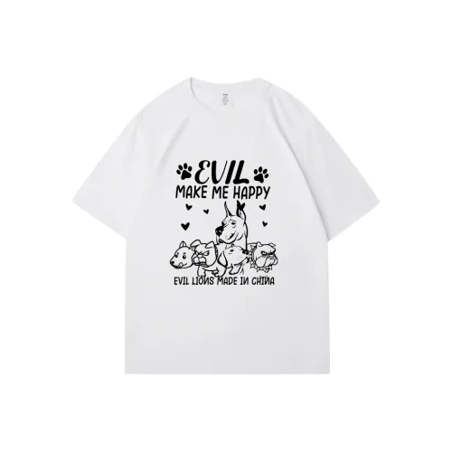 Evil Lions T Shirts Unisex