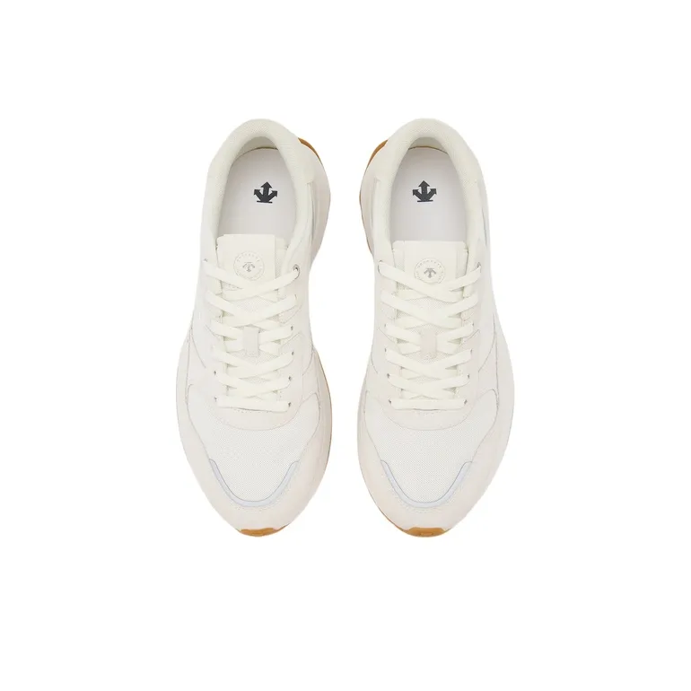 DESCENTE Chron Low Top Casual Shoes Men's Beige-2