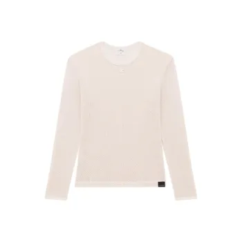 COURREGES SS24 MESH LONG SLEEVES T SHIRT T Shirt Men's Sand/Sand