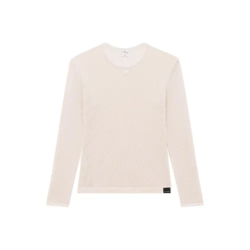 COURREGES SS24 MESH LONG SLEEVES T SHIRT T Shirt Men's Sand/Sand