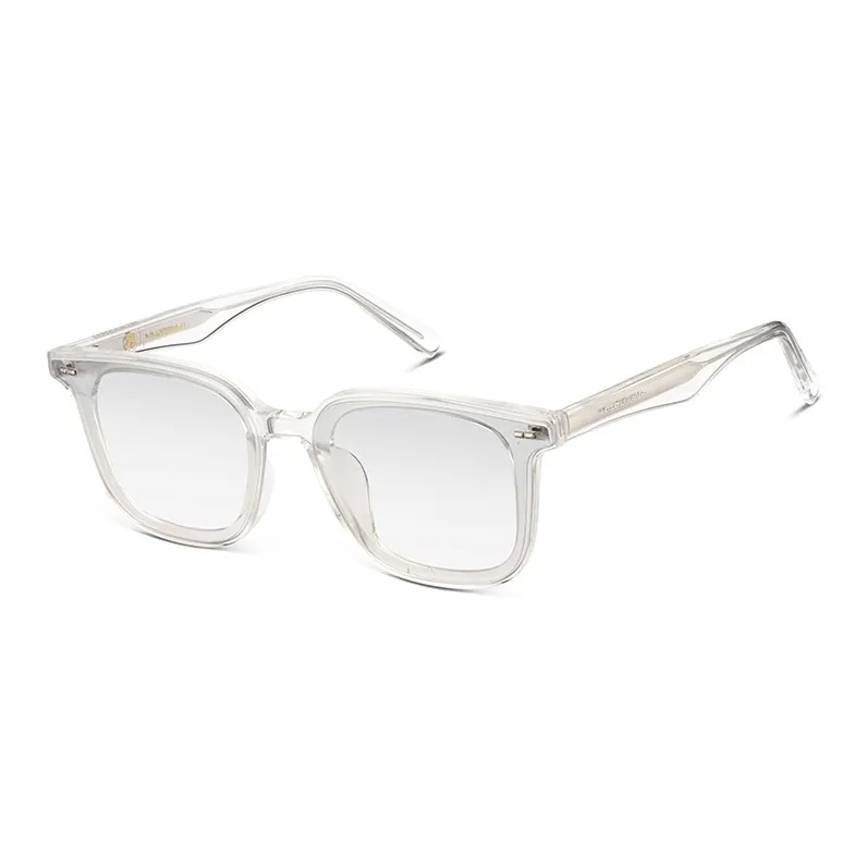 MUJOSH Plate Frame Square Driving Sunglasses For Sun Protection Unisex-3