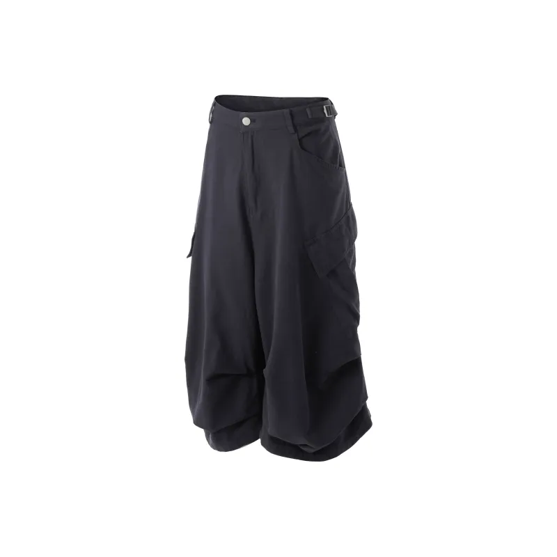 VINMUK Cargo Shorts Unisex Black-10