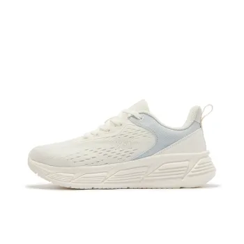 361° Abrasion Resistant Breathable Slip Resistant Low Top Running Shoes Women's White Glass Blue