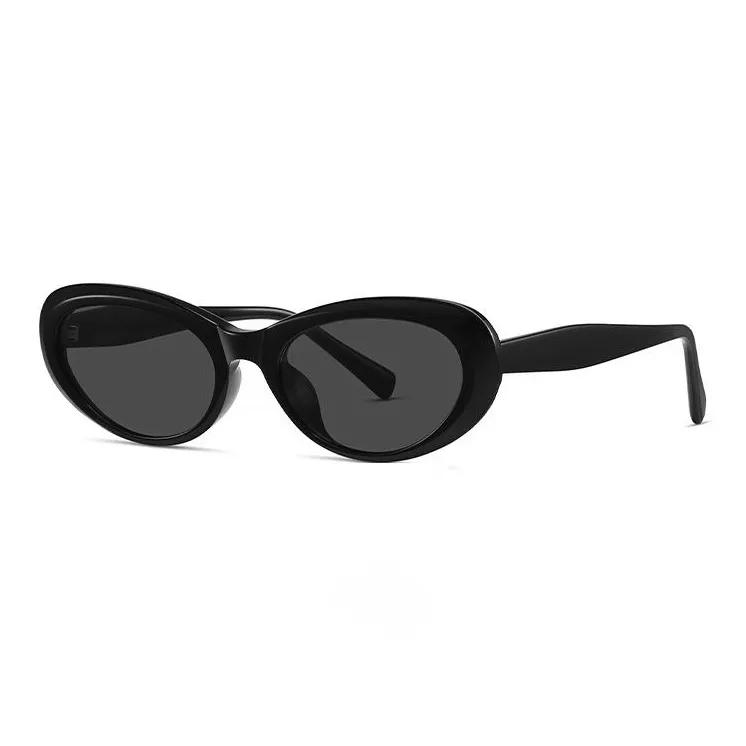 Keluode Plate Frame Oval Sunglasses Women's-0