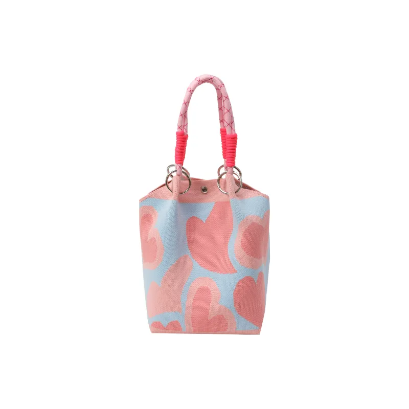VERADONNA Polyester Handbag Regular Women's Blue/Pink/Ecru/Black/White/Purple/Dark Blue-8