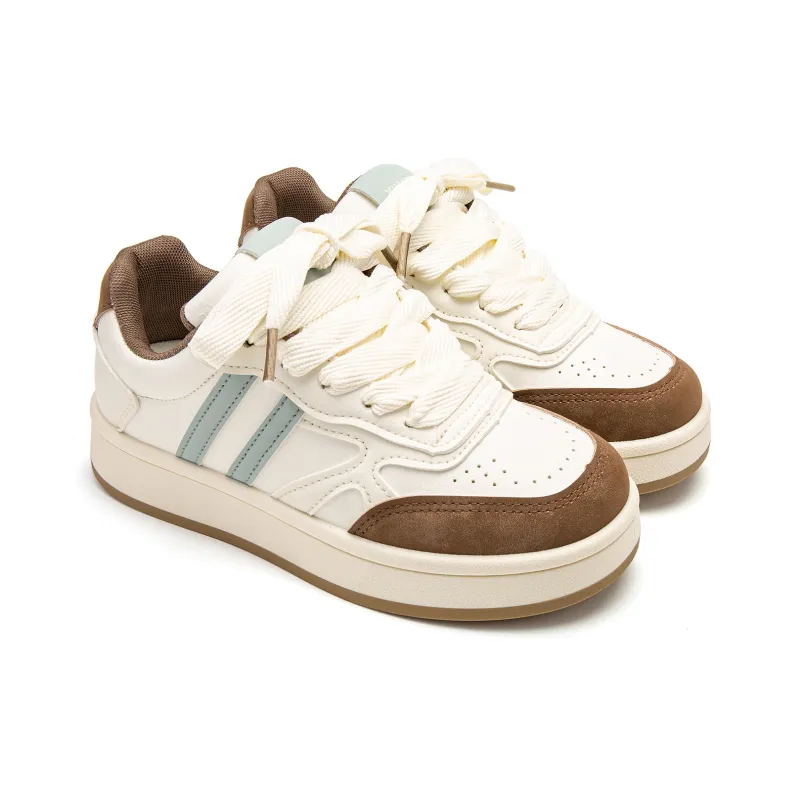 Far Waves Anti Slip Wear Resistant Low Top Skateboard Shoes Women's-11