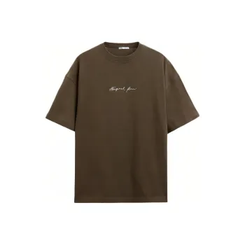 ZARA T-Shirts Men Olive Green