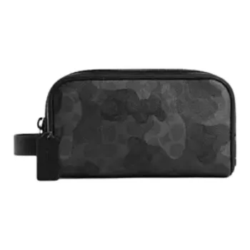 COACH Travel KitSignature Coated Canvas Storage Bag Small Size Green & Multicolor