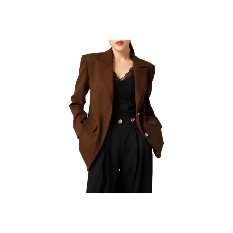 AUI Business Suit Women's Miraclad Coffee Color-2