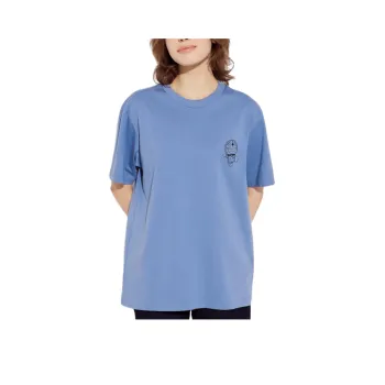 UNIQLO T Shirts Unisex 63 Sky Blue