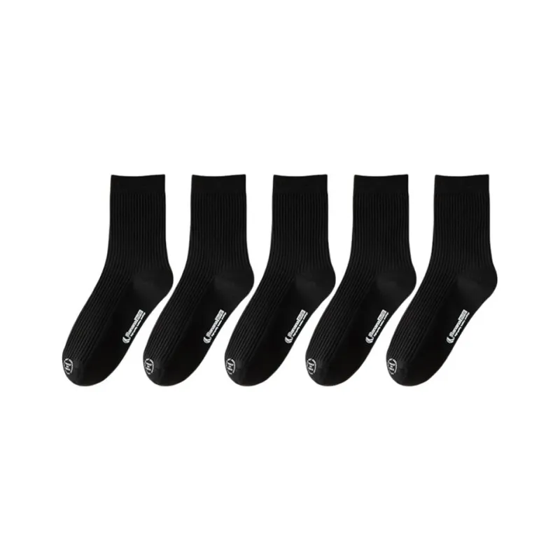 Temooues Mid Calf Socks Unisex 5 Pack-10