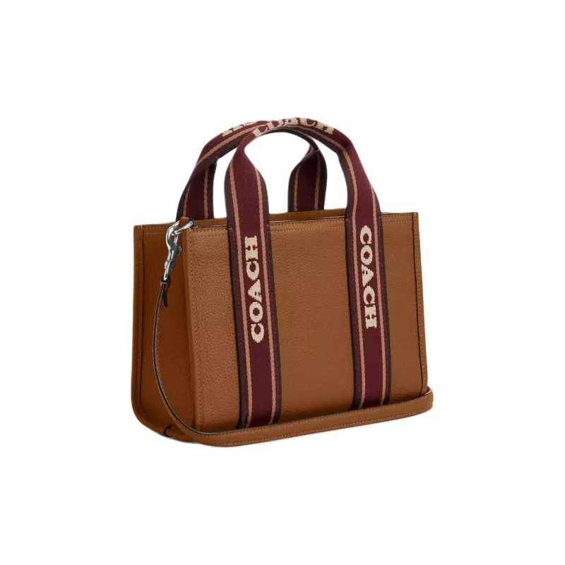 COACH Smith Leather Tote Bag, Shopping Bag, Shoulder Bag, Crossbody Bag, Handbag Regular Women's Brown-1
