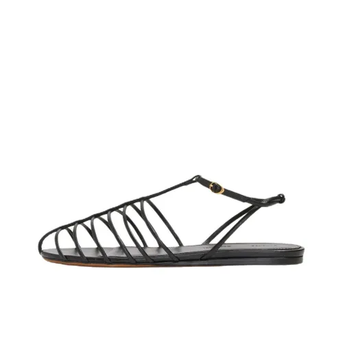 PROENZA SCHOULER Tee Cage Roman Sandals Women's Black