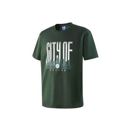 NBA Team Culture Series T Shirts Men Green