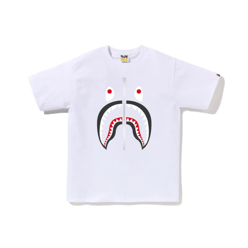 A BATHING APE Milo Shark Face Tee-1