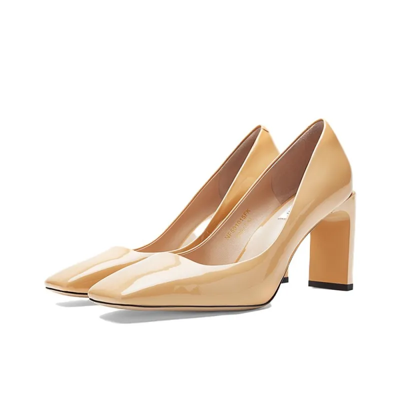 NINE WEST Chunky Heel High Heels 8.5cm Women's-3