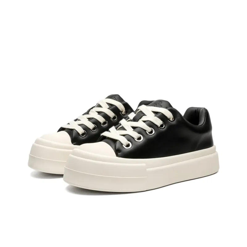 Rummaden Low Top Skateboard Shoes Unisex Black-1