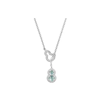 Fan Xing As Season Ice Glutinous Jadeite Necklaces Women's
