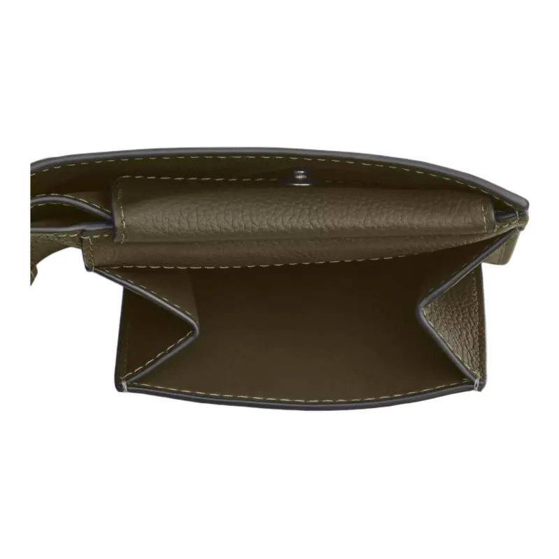 COACH Smooth Calf Leather Wallet Mini Men's Olive Umber-2