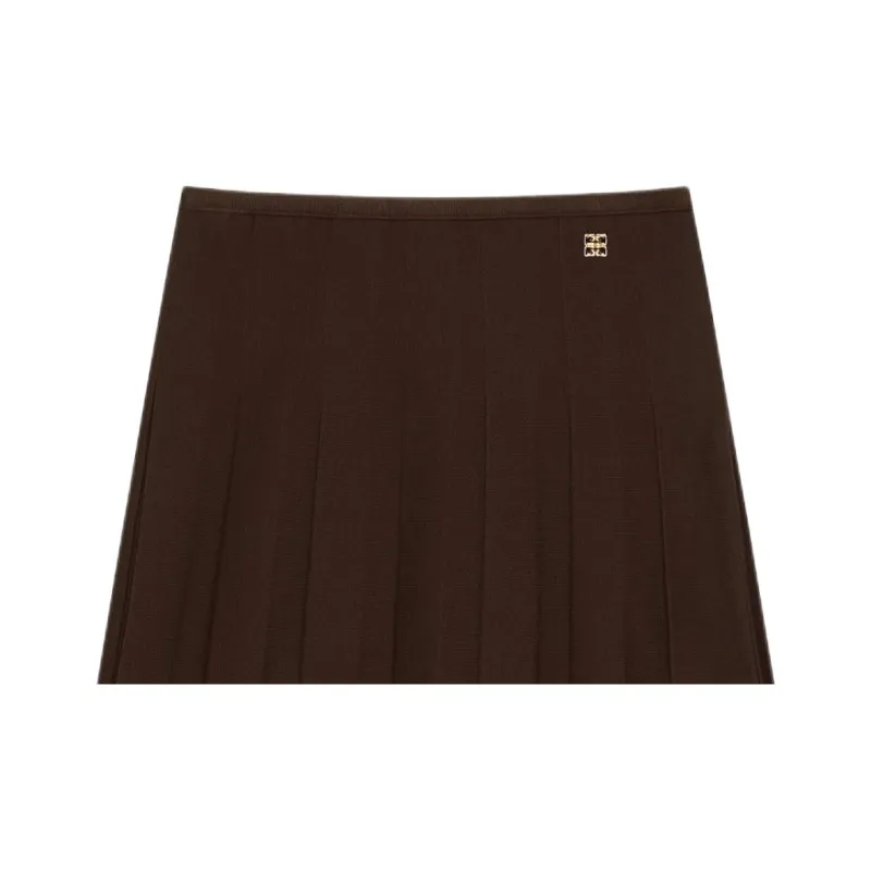 Givenchy 4G Plaque Mini Pleated Skirt-4