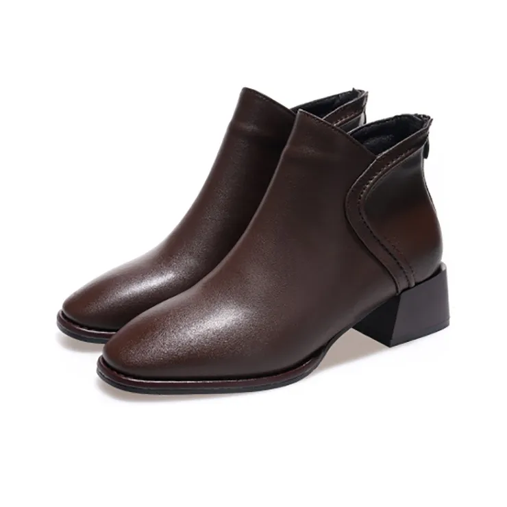 Devanro Ankle Boots Women's Black-1
