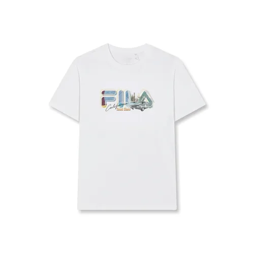 FILA Heritage SS24 T Shirt Men's Standard White