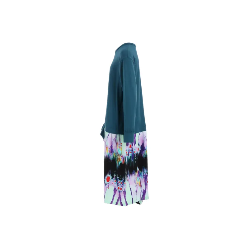 Yohji Yamamoto Ghost Princess, Collaboration Long Sleeved Dresses Women's Black-2