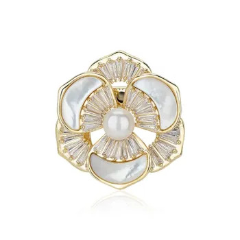 Mofei Pearl Brooches Women's