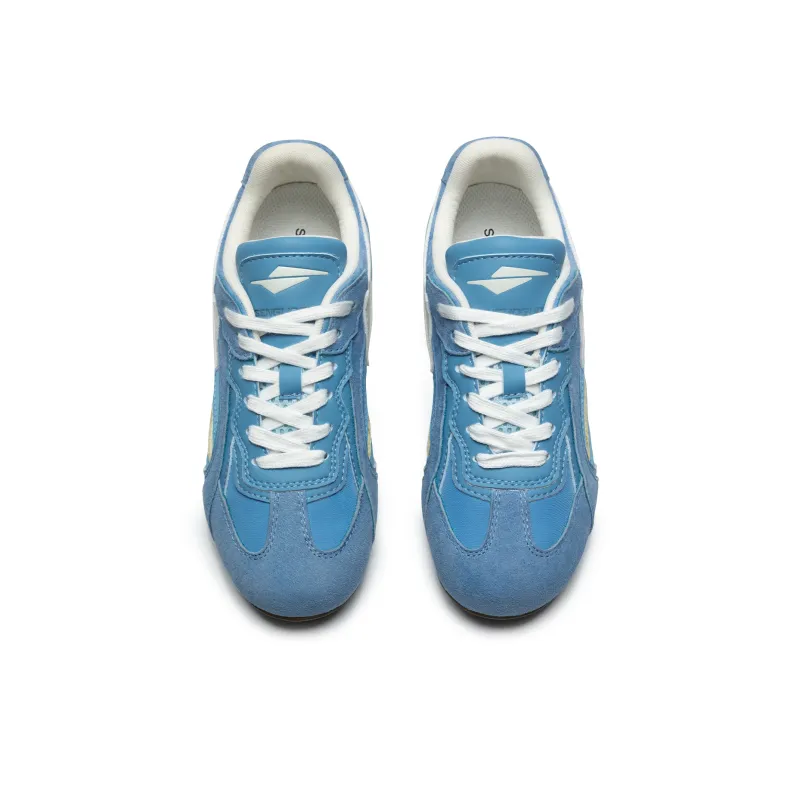 SENGUOGUO Cushioning, Slip Resistant, And Abrasion Resistant Low Top Casual Shoes Unisex Blue White-2