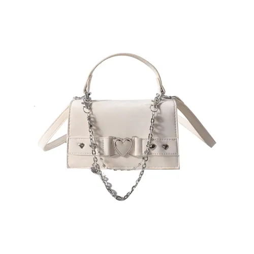 ROUNDOT PU Handbag Women's White/Black/Pink