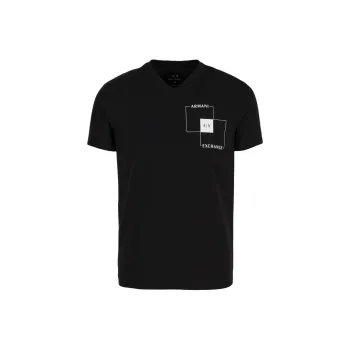 ARMANI EXCHANGEAE SS24 T Shirt Men's Black