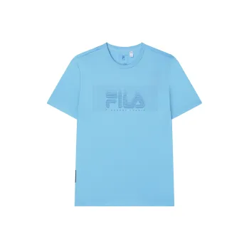 FILA SS24 T Shirt Men's Tiffany Blue