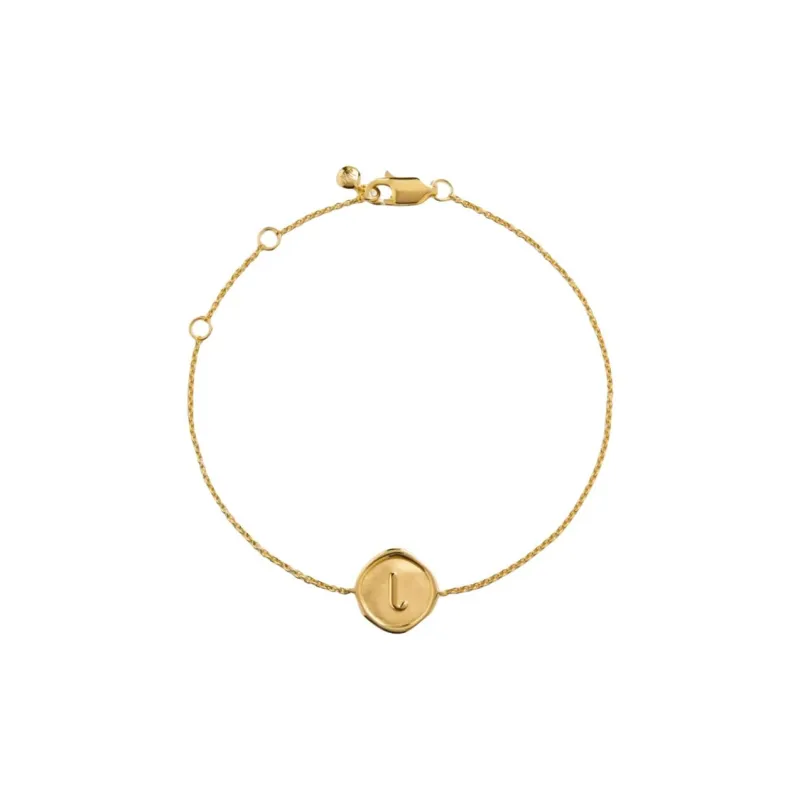 Monica Vinader Sterling Silver 18K Gold Plated Bracelets Women's Gold-0