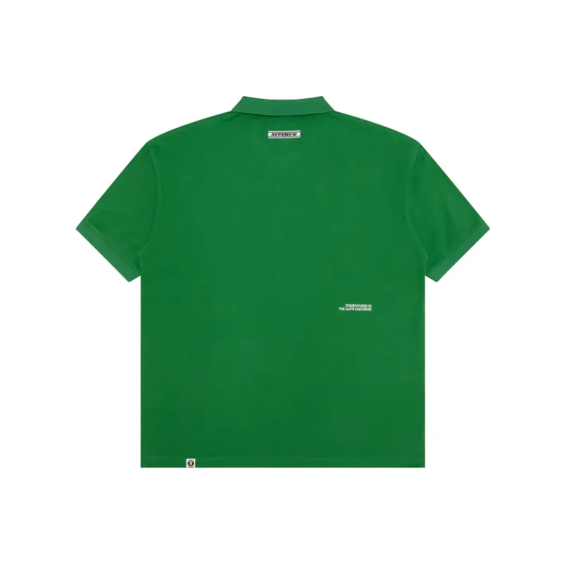 Aape By *A Bathing APE® Cotton Polo Shirt-7