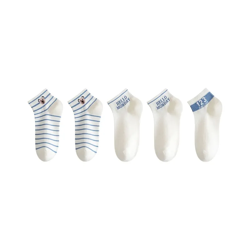 MIIOW Ankle Socks Women's 5 Pack-3