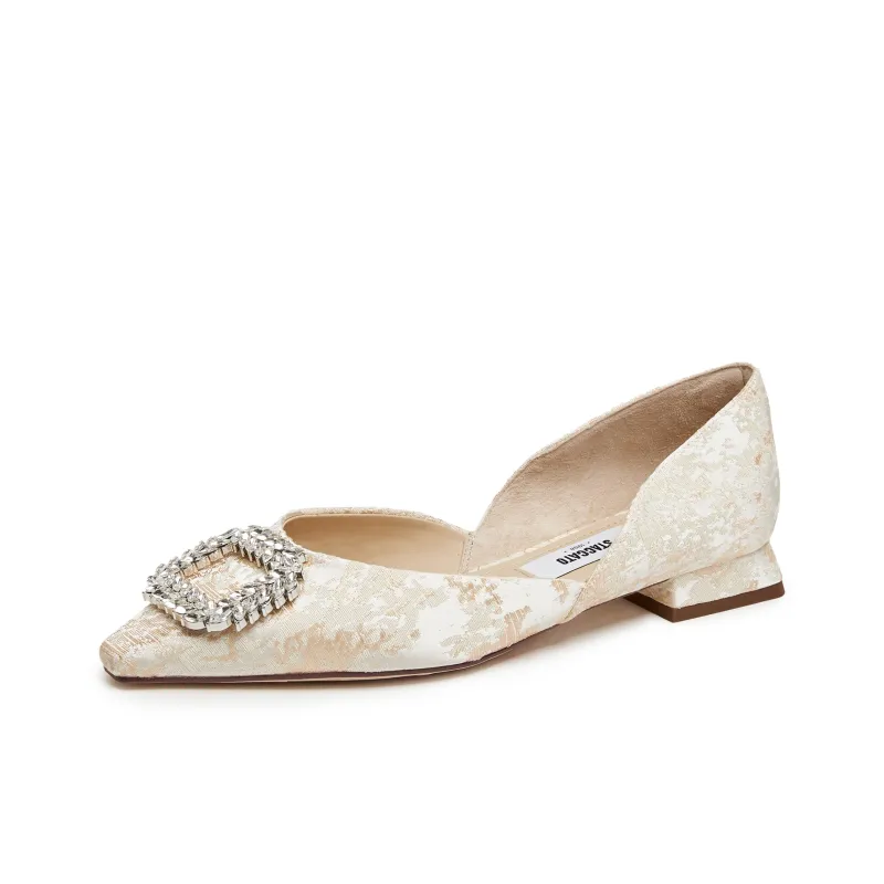 Staccato Cubic Sugar Glaze Casual Single Shoes Women's Soft Light Apricot-1
